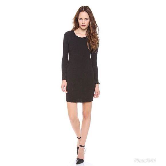 Charlie Jade black long sleeve bodycon dress - Picture 1 of 5